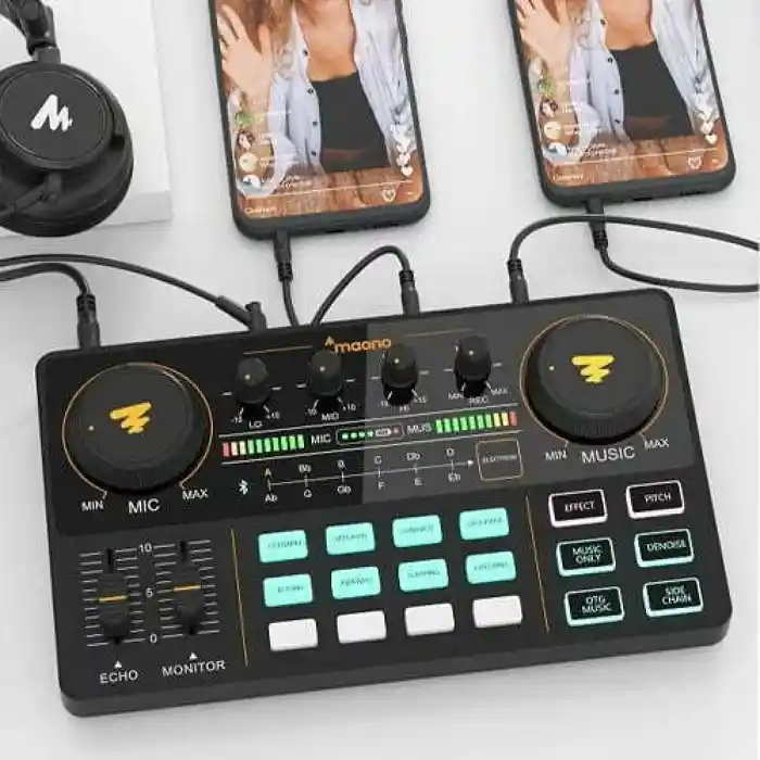 MAONO Maonocaster AM200 Lite Portable All-In-One Podcast Production Studio